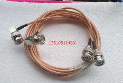 射频BNC-JJW工业级RG316D跳线 高频BNC弯公转直公示波器SDI同轴线