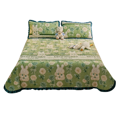 冬季加厚珊瑚牛奶绒床单床盖