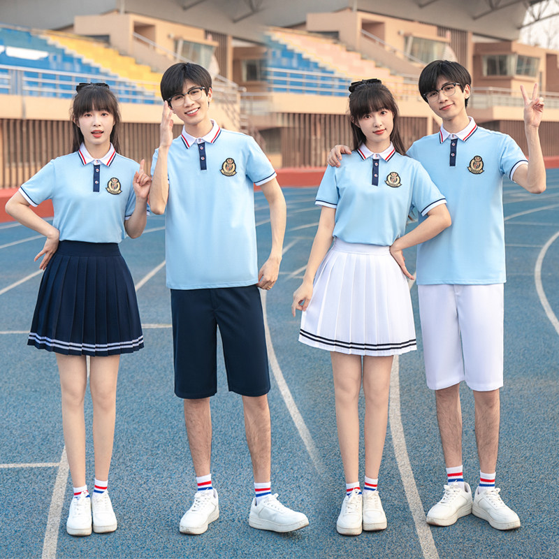 厂家直销六年级毕业班服学院风夏