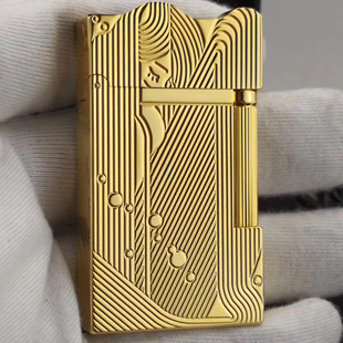 纯铜海贼王山治同款沉睡的美人鱼打火机充气体煤油朗声点烟器男