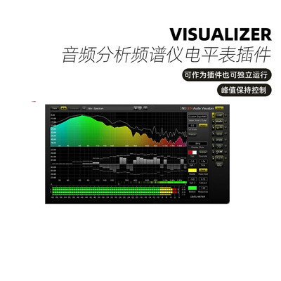 Nugen Audio Visualizer 音频分析频谱仪电平表插件正版软件