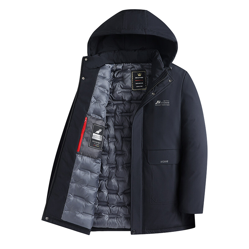 旭登堡208款中年男装爸爸冬装外套加厚秋冬夹克老年衣服爷爷棉衣