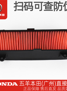 五羊本田佳御原厂空气滤芯WH110T-A-8原装空气格空气滤清器