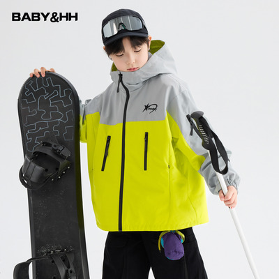 户外撞色防风三合一冲锋衣棉服潮