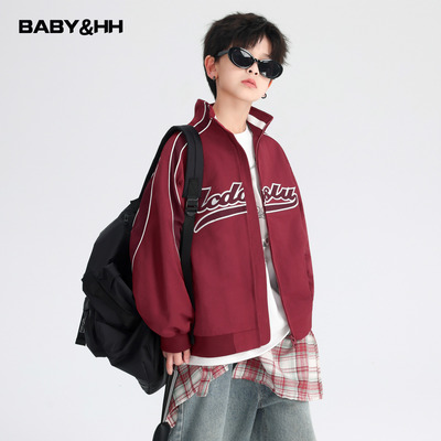 潮牌美式刺绣学院风运动棒球夹克