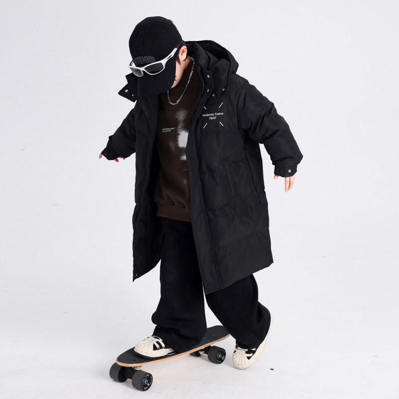 男大童冬装长款过膝加厚连帽羽绒服2025新款儿童冬季防寒免洗外套,童装/婴儿装/亲子装,羽绒服,淘宝优惠券,粉丝福利购,淘宝优惠卷