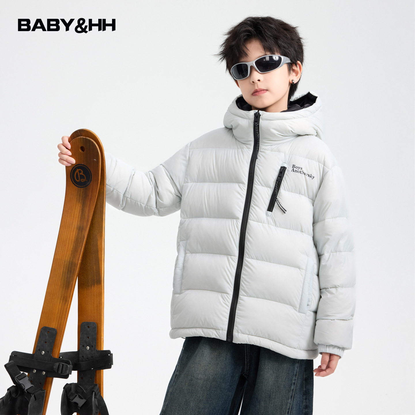 90安心绒户外防水抗寒连帽羽绒服