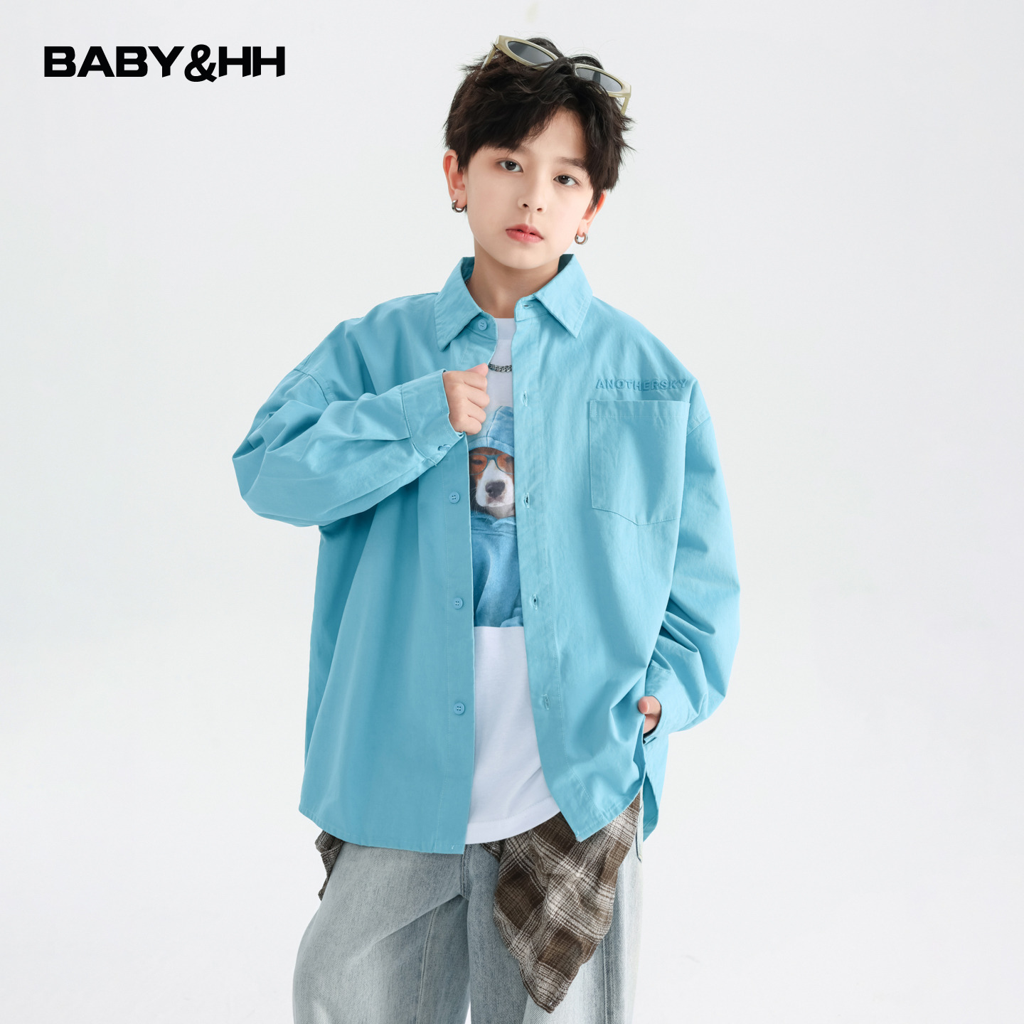 韩范多巴胺云感棉宽松上衣两件套