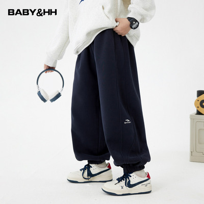 韩范云感棉加绒束脚宽松运动卫裤