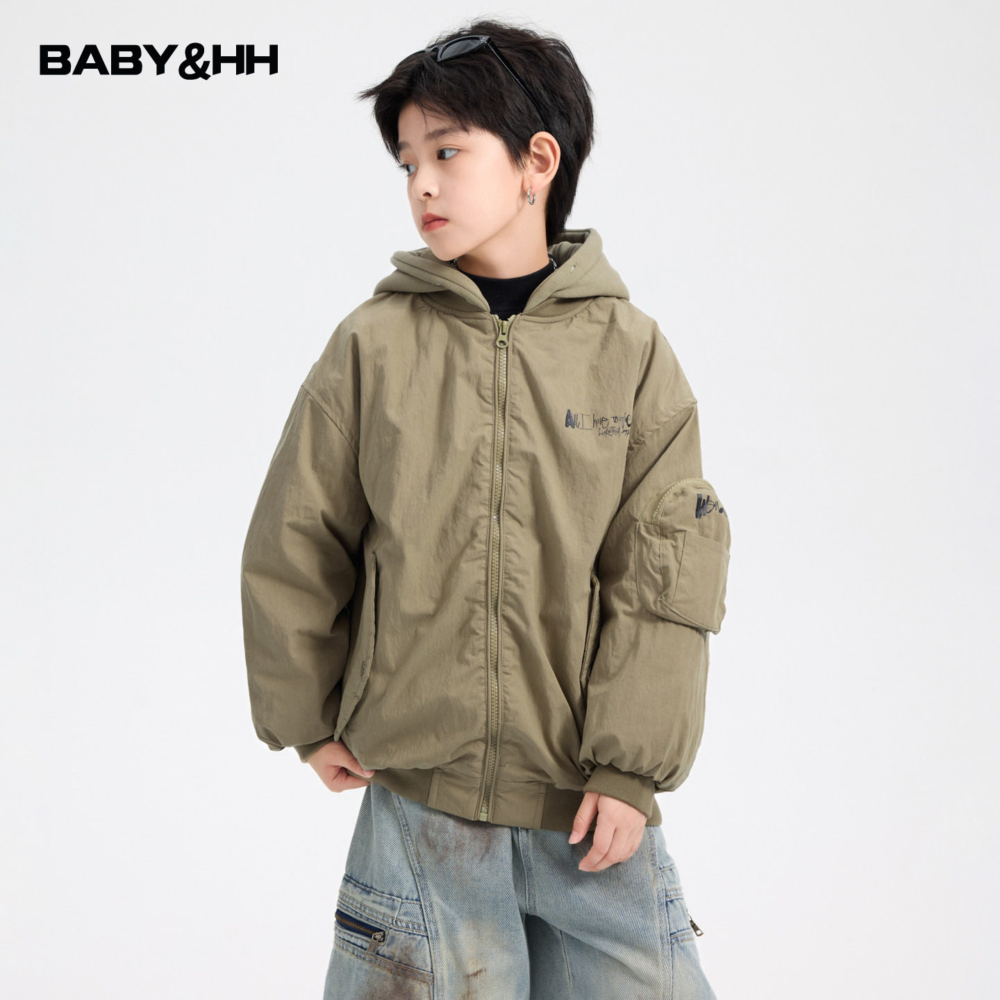 男童冬装运动连帽加厚工装棒球棉服2025新款儿童学生防风夹棉外套,童装/婴儿装/亲子装,棉袄/棉服,淘宝优惠券,粉丝福利购,淘宝优惠卷