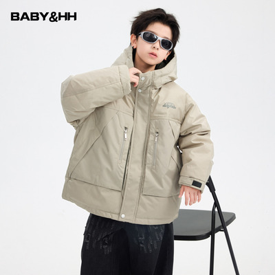 90白鸭绒防水防寒冲锋衣羽绒服潮