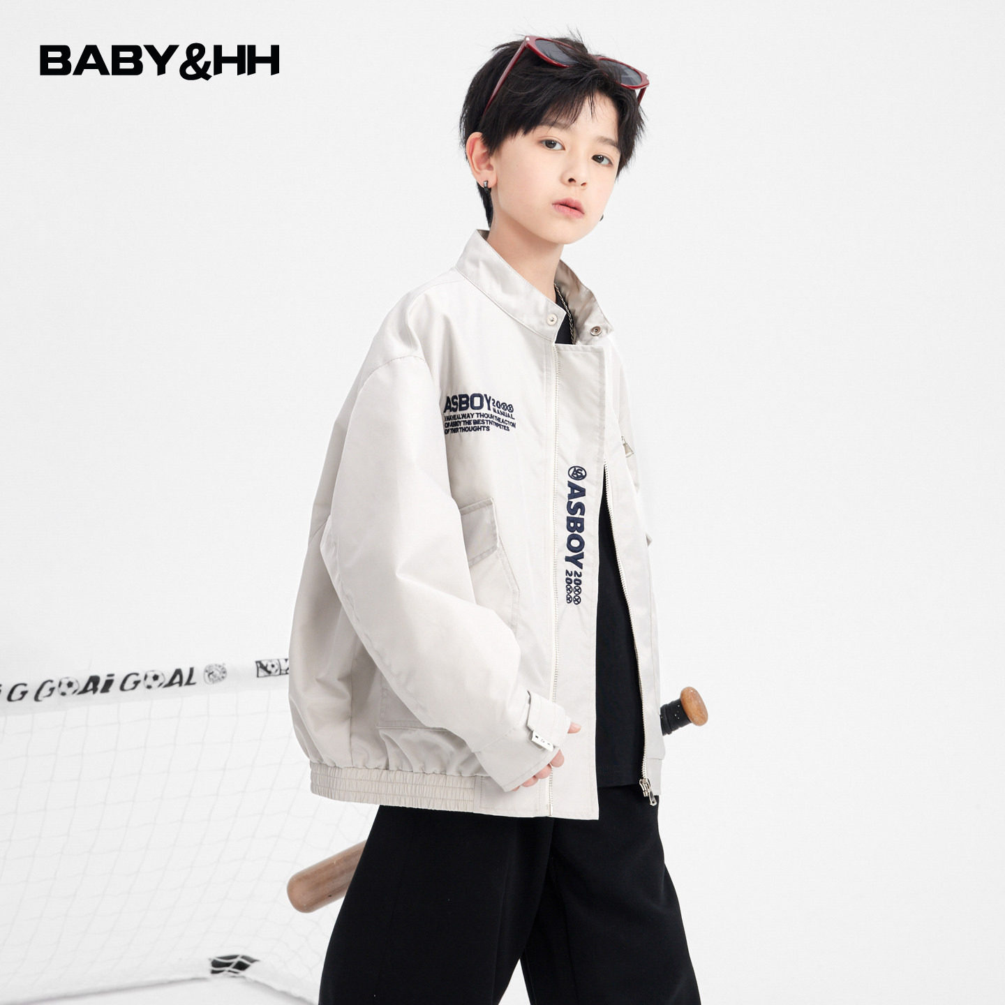 男大童春秋酷帅机车服工装外套2026新款儿童男孩运动防风立领夹克