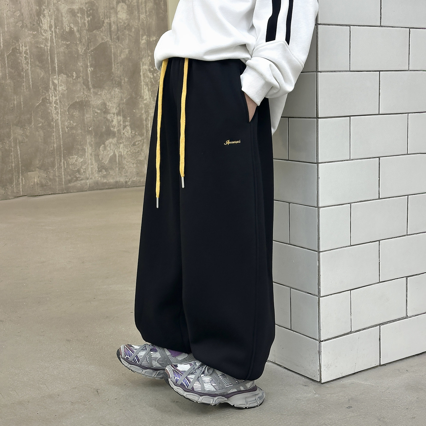 男童冬装韩范黑色加绒直筒卫裤2025新款儿童男孩冬季加厚运动裤子,童装/婴儿装/亲子装,裤子,淘宝优惠券,粉丝福利购,淘宝优惠卷