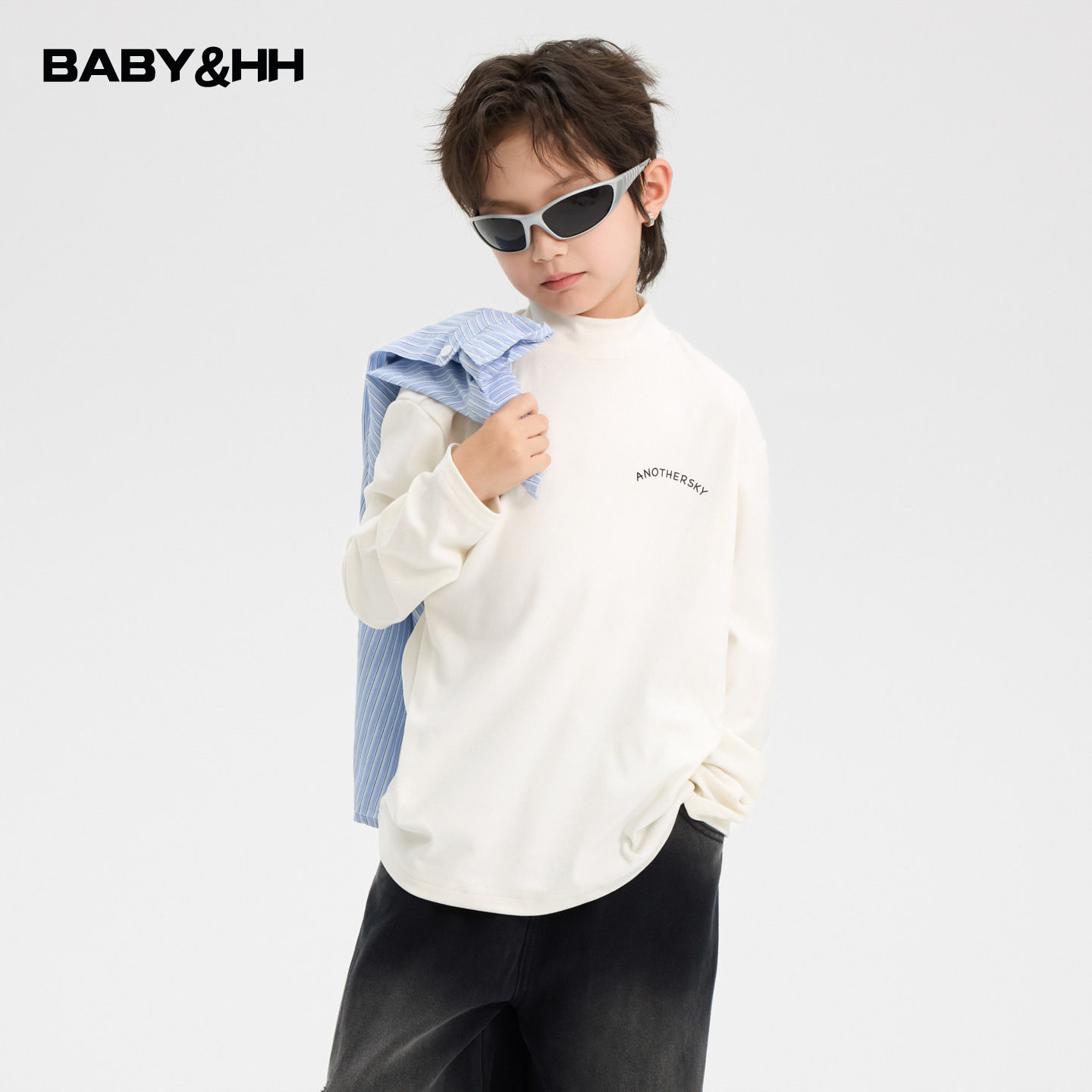 男童秋冬季白色半高领德绒打底衫2025新款青少年儿童内搭长袖t恤,童装/婴儿装/亲子装,T恤,淘宝优惠券,粉丝福利购,淘宝优惠卷