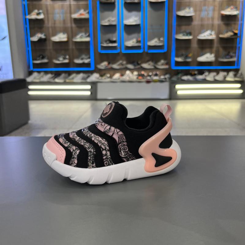 2022冬季新款小总统慢跑鞋男女宝宝防滑加绒童鞋毛毛虫软鞋22-26