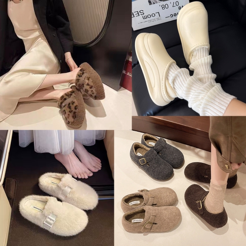 【新号惠银莱撤柜款2】夏季爆款时尚百搭网红外穿蝴蝶结女棉拖鞋