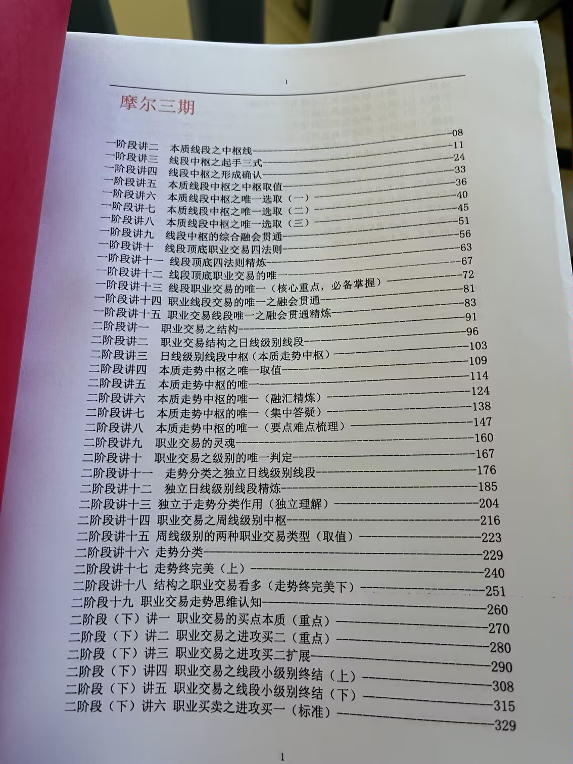 摩尔缠论三期笔记 摩尔三期笔记