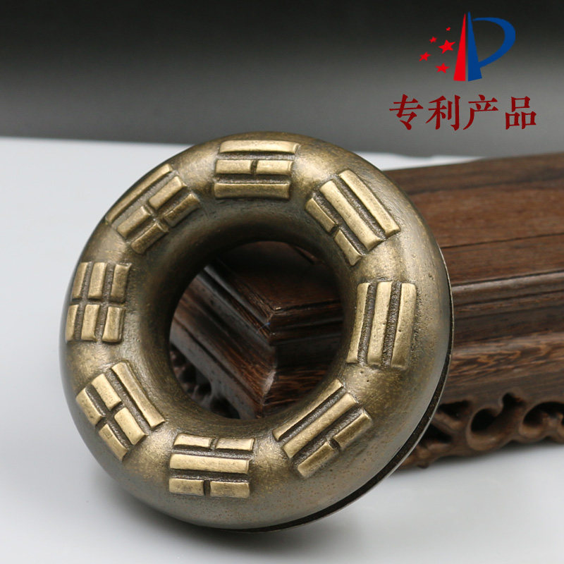虎撑医铃串铃民间乡医郎中用黄铜铜药铃黄铜虎叉扭秧歌伞头手摇铃