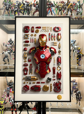 星空《拆甲钢铁侠》托尼斯塔克复仇者联盟Iron Man铁人装饰画