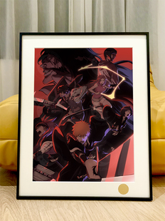 死神主角团bleach黑崎一护织姬露琪亚石田雨龙茶渡恋次境界装饰画