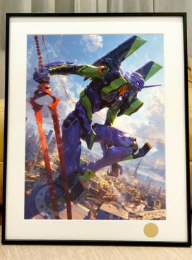 星空工作室初号机EVA新世纪福音战士EVA装饰画动漫周边二次元挂画