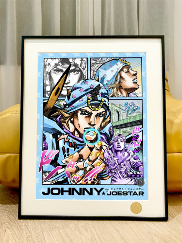 乔尼·乔斯达JOJO的奇妙冒险凯撒·齐贝林飙马野郎客厅动漫装饰画
