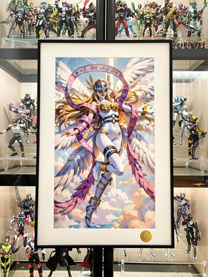 星空《空之天女兽》数码宝贝Digimon装饰画