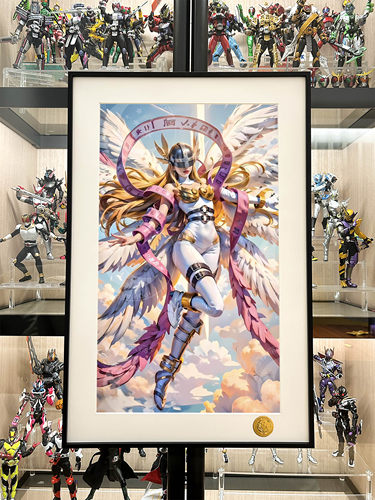 星空《空之天女兽》数码宝贝Digimon装饰画