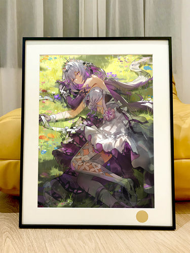 星空《花园遐蝶》崩坏星穹铁道Castorice冥河的女儿二次元装饰画