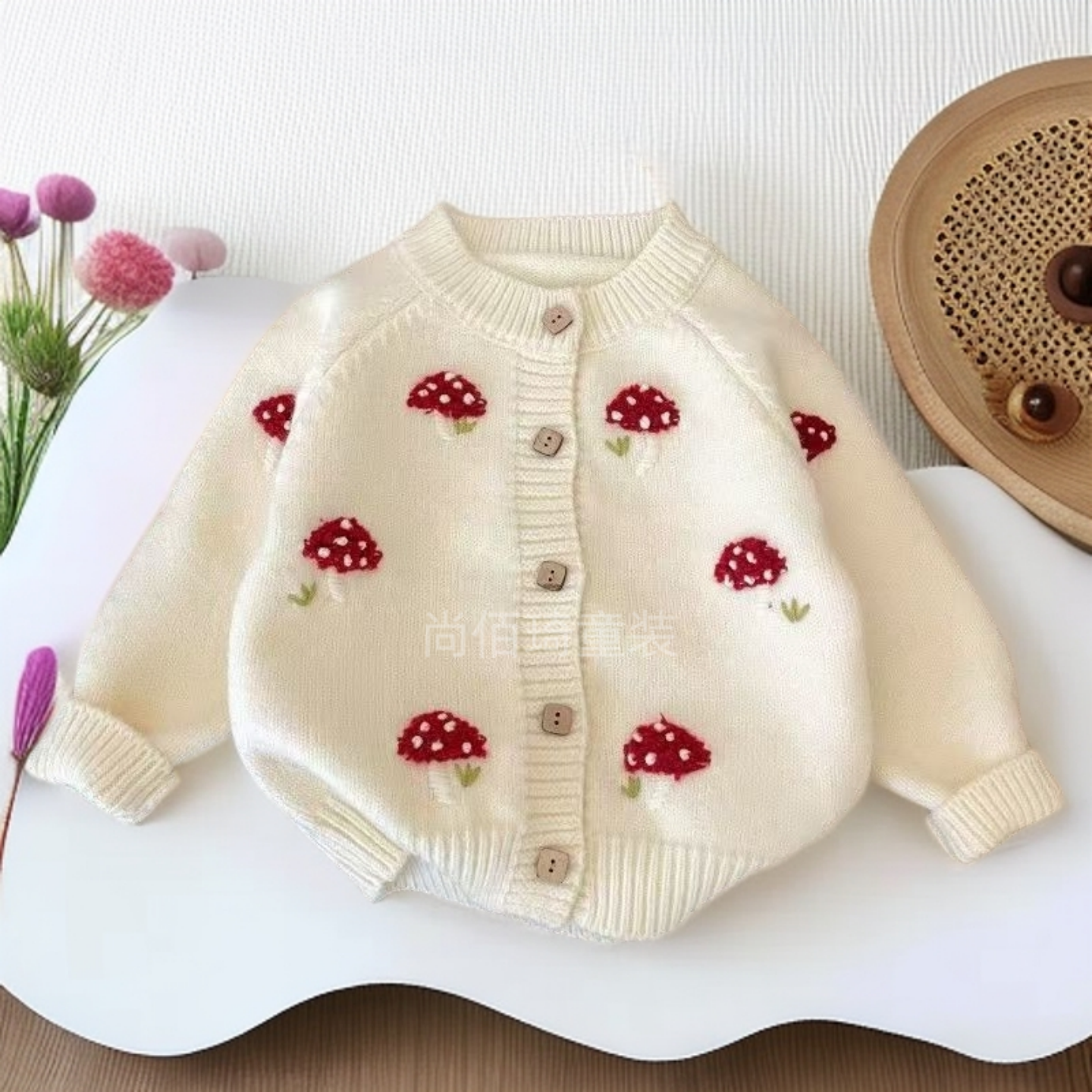女童毛衣春秋外穿开衫女宝宝洋气针织衣服婴儿韩版外套公主风轻薄