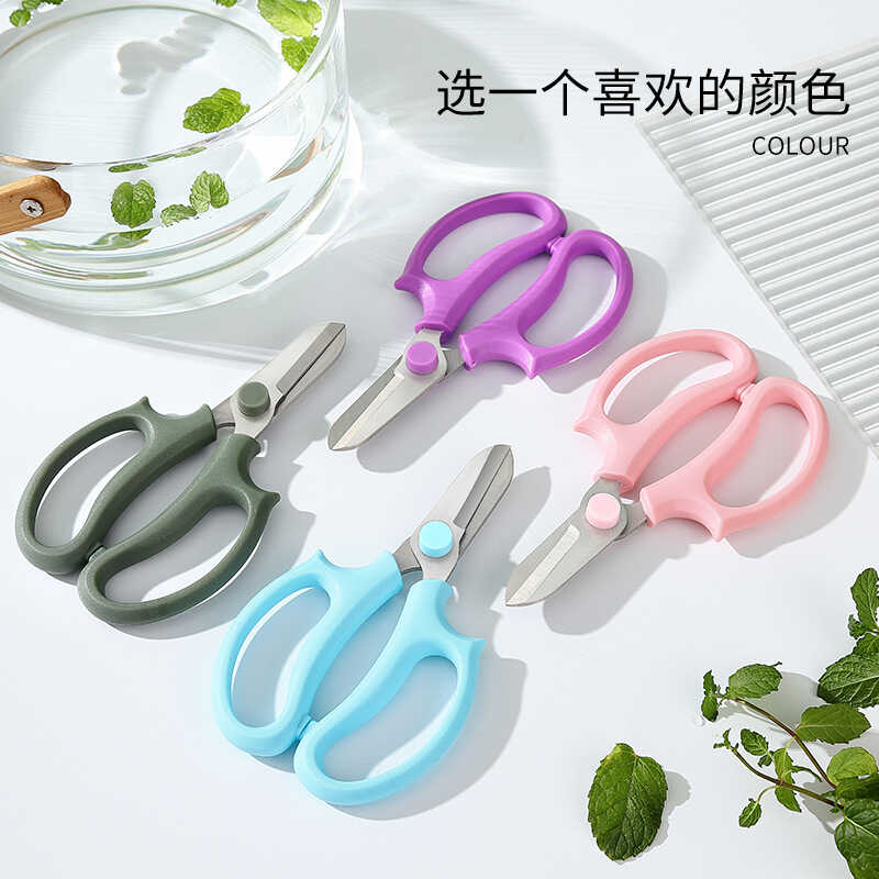 花艺剪刀不锈钢彩色花园剪花店鲜花插花工具园林修剪花卉修花修枝