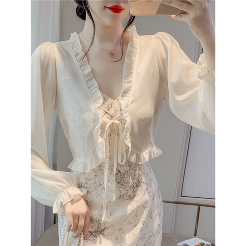 短款防晒披肩外套女夏季配吊带裙