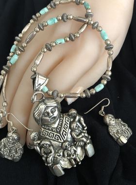 古董首饰设计师vintage耳饰吊坠