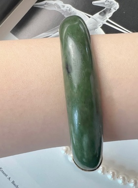 和田玉手镯和田碧玉古董首饰