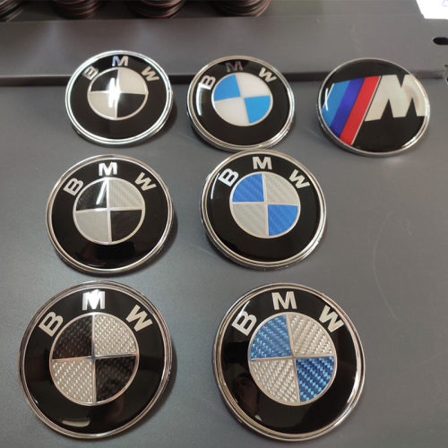 标志bmw宝马车标e90引擎盖轮毂盖