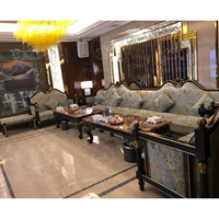 Nội thất Yipin Khách sạn Giải trí Câu lạc bộ Bar KTV thiết kế trang trí tùy chỉnh Biệt thự sofa bàn cà phê gói tùy chỉnh - Nội thất khách sạn kệ tủ tivi