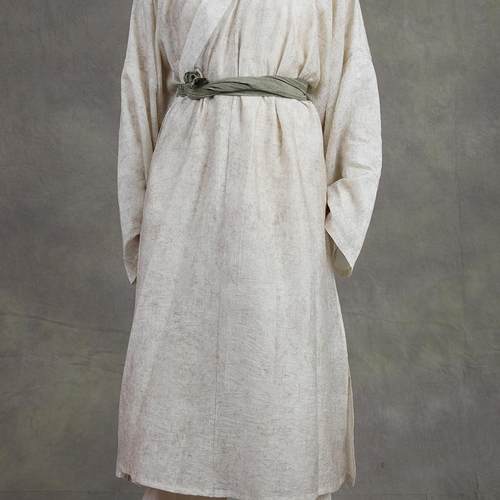 原创汉服白色暗纹宋制交领长衫