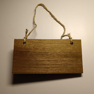 仿古田园户外防腐木小木牌植树节挂牌吊牌插牌树木认养牌