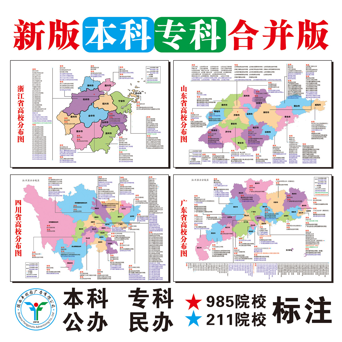 本科专科合集海报墙贴志愿报考画