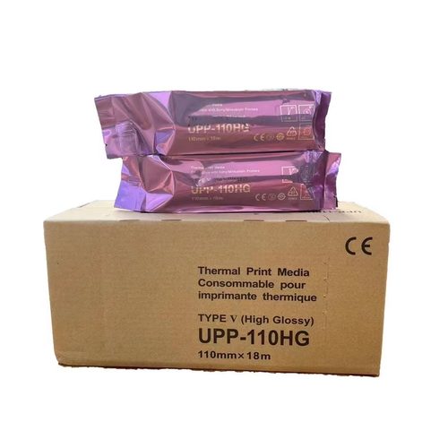 10卷  UPP-110HG (TYPE V /Hight glossy)黑白打印纸 B超记录纸