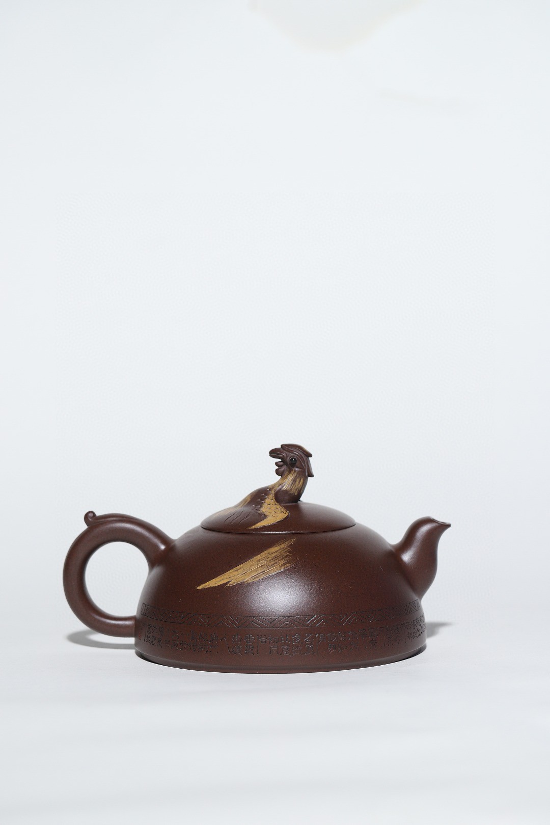 研高工赵明敏全手工圆器凤鸣紫砂壶茶具老紫泥家用泡茶壶保真