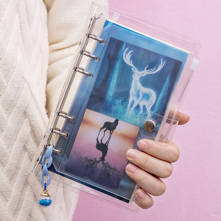 手账本少女心独角兽活页笔记本