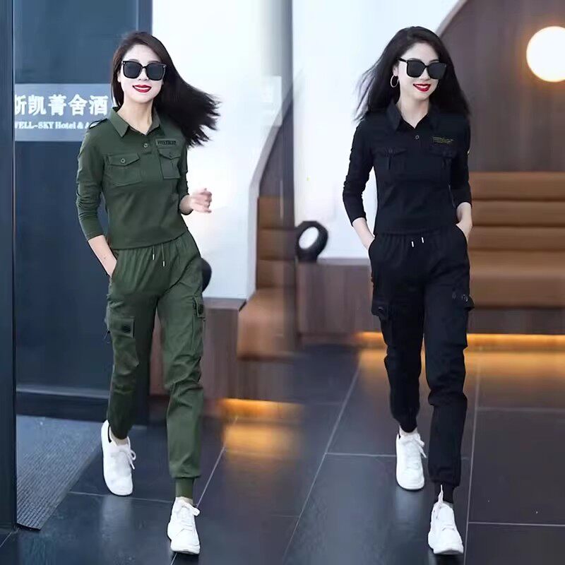 显瘦洋气新款工装裤2024年秋季