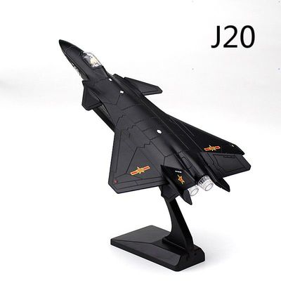航空飞机歼20歼10c合金战斗机模型回力军事金属模型桌面摆件玩具
