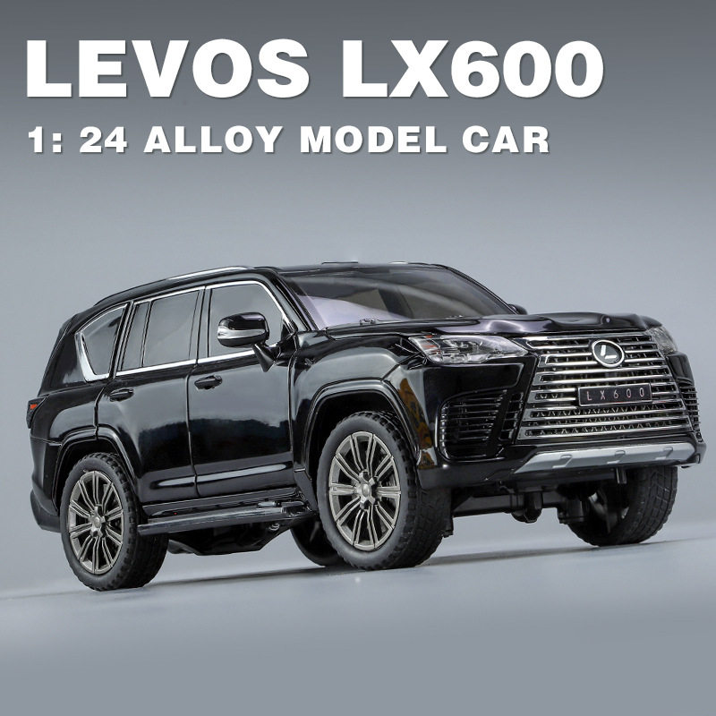 合金车模124LX600雷克萨斯Lexus越野车汽车模型仿真玩具车模摆件