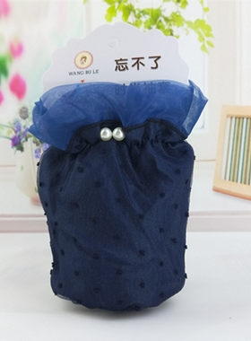 短款双层蕾丝袖套女士