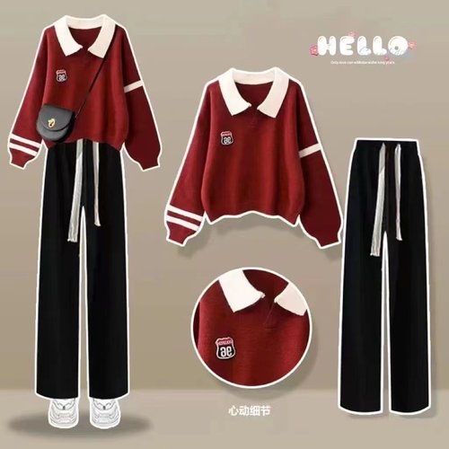 长袖初高中生学生秋冬韩版翻领