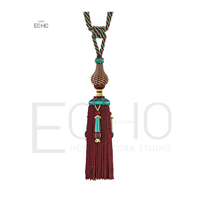 【单支装】SINGLE TASSEL TIEBACK 美第奇单头大穗挂球吊球绑穗