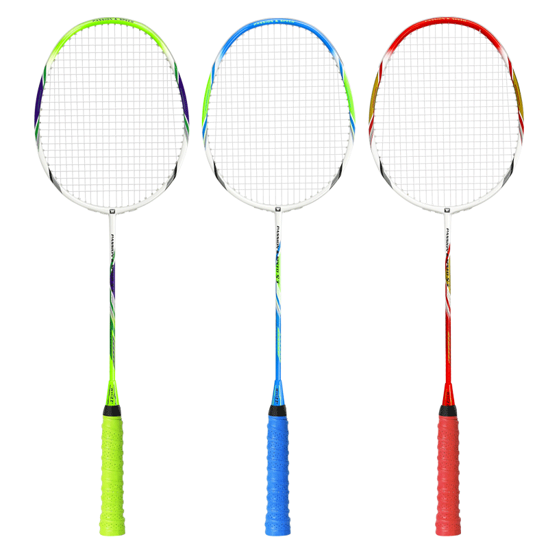 专业防断线羽毛球拍套装正品单双拍超轻耐用型全碳素纤维成人羽拍