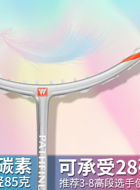 全碳素羽毛球拍超轻4u7u8U进攻单拍攻守兼备碳纤维高性能专业球拍